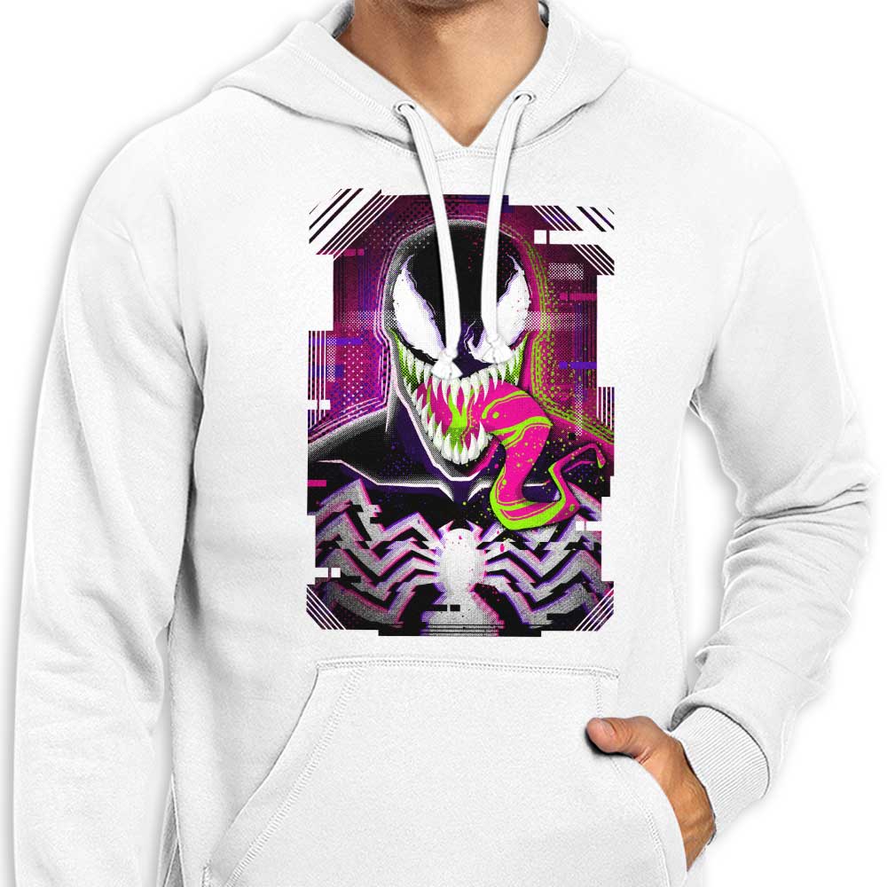 Cool Glitched Symbiote Design - Zip Up and Pullover Hoodies