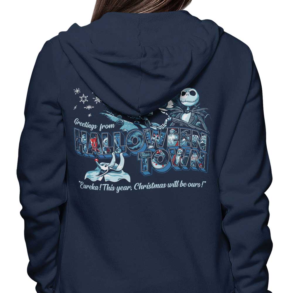 Stylish 'Greetings from H-Town' Zip-Up and Pullover Hoodies by GoodIdeaRyan