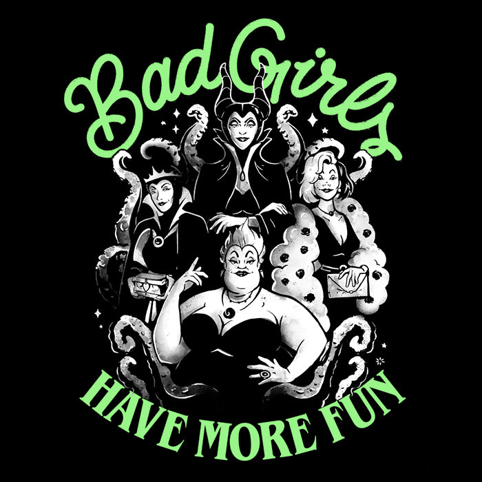 Arigatees Women's V-Neck T-Shirt - Bad Girls Have More Fun