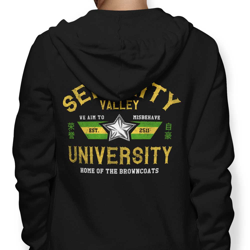 Serenity Valley University Branded Zip-Up and Pullover Hoodies