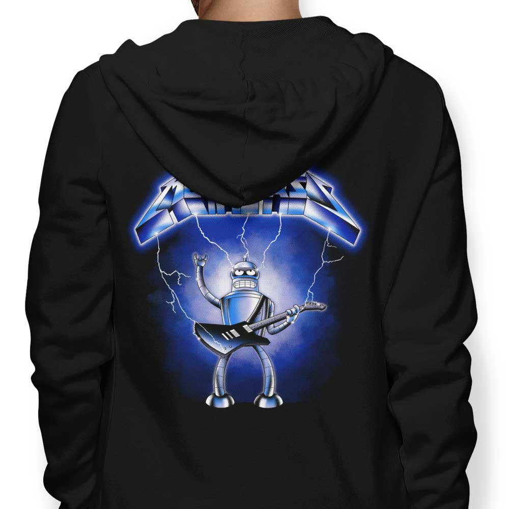 Stylish Shiny Metal Retro Division Hoodie for Fashion Enthusiasts