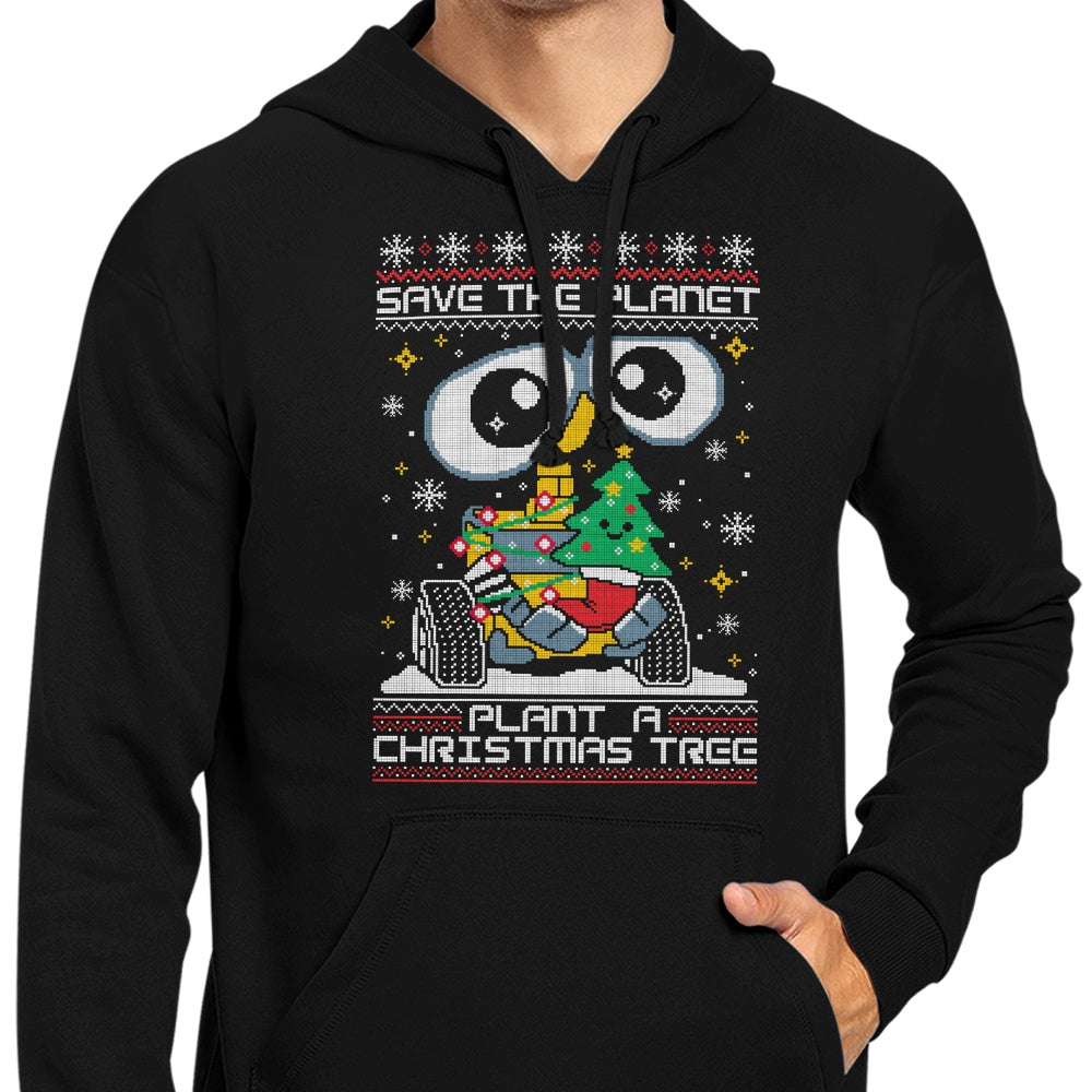 Christmas Tree Planting Design - Zip Up and Pullover Hoodies