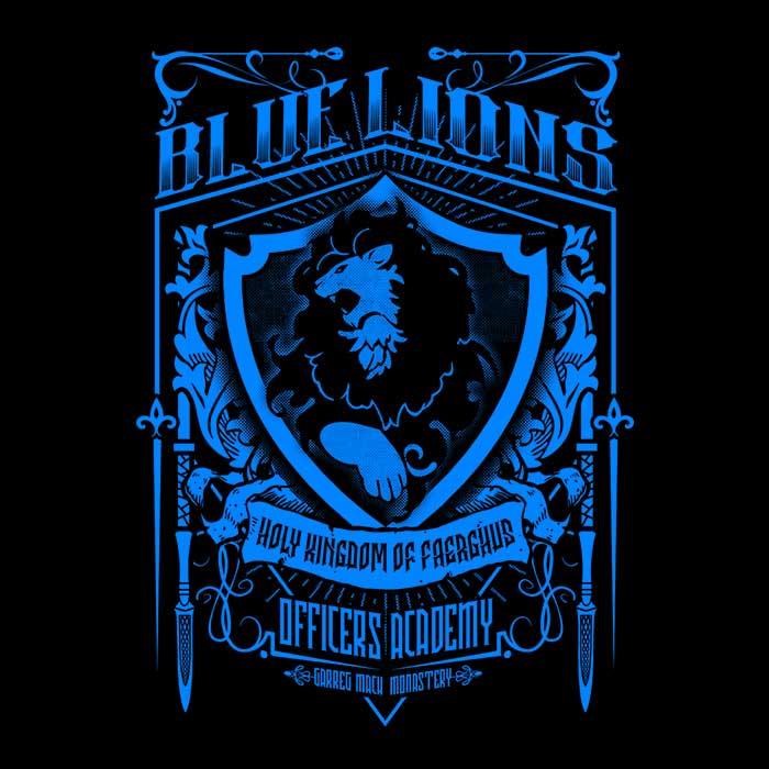 Blue Lions Officers Comfortable Crewneck Sweatshirt in S - 4XL Sizes