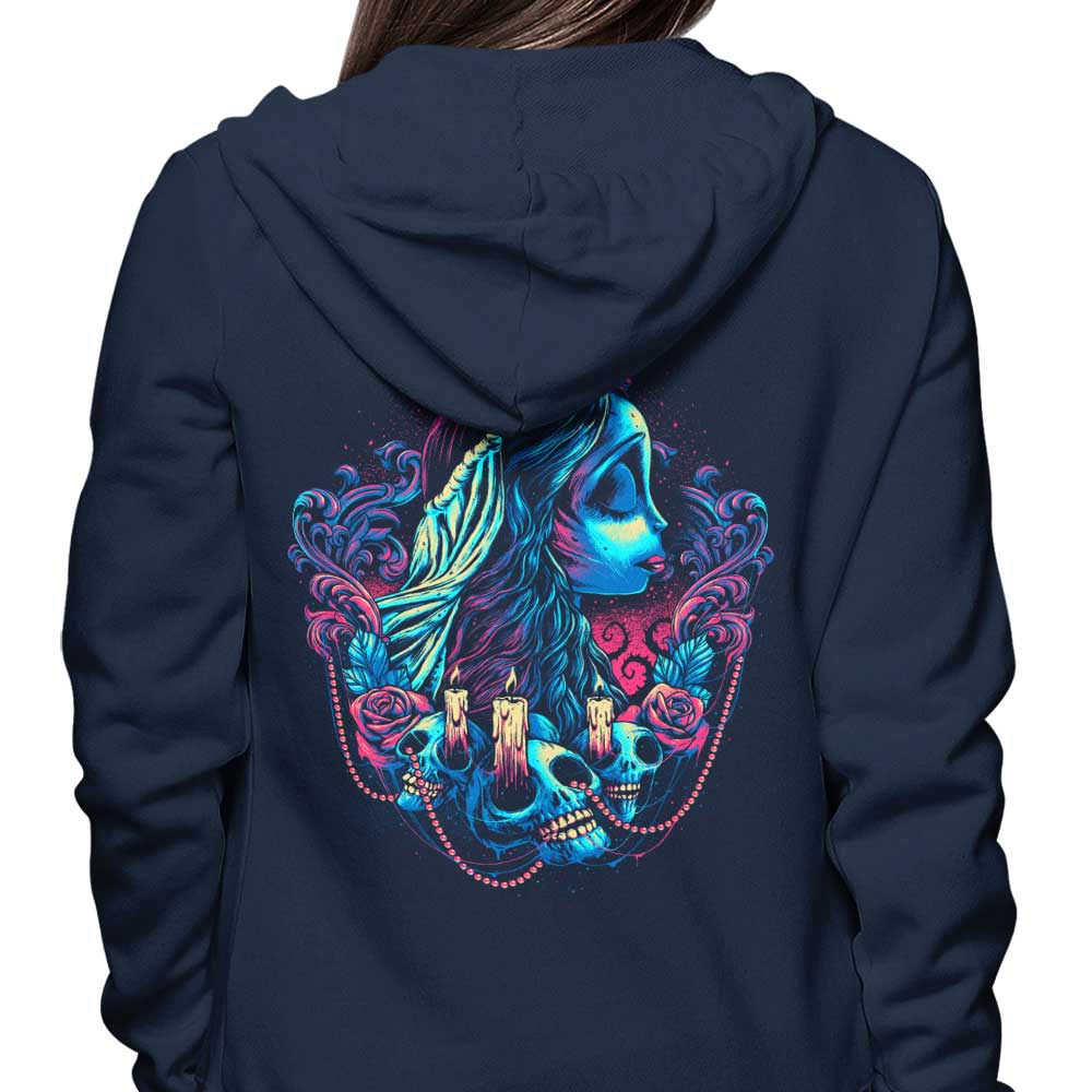 Vibrant Bride-themed Zip-up and Pullover Hoodies