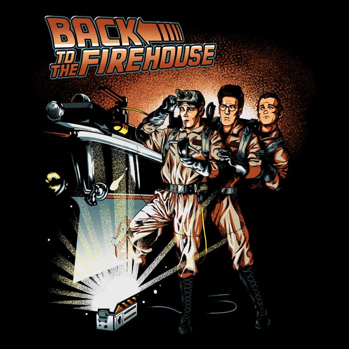 Ninjaink's Comfortable Back to the Firehouse Crewneck Sweatshirt