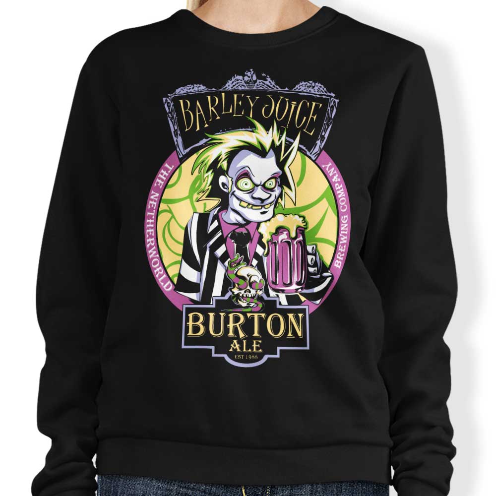 Zac Atkinson's Barley Juice Crewneck Sweatshirt in S - 4XL Sizes