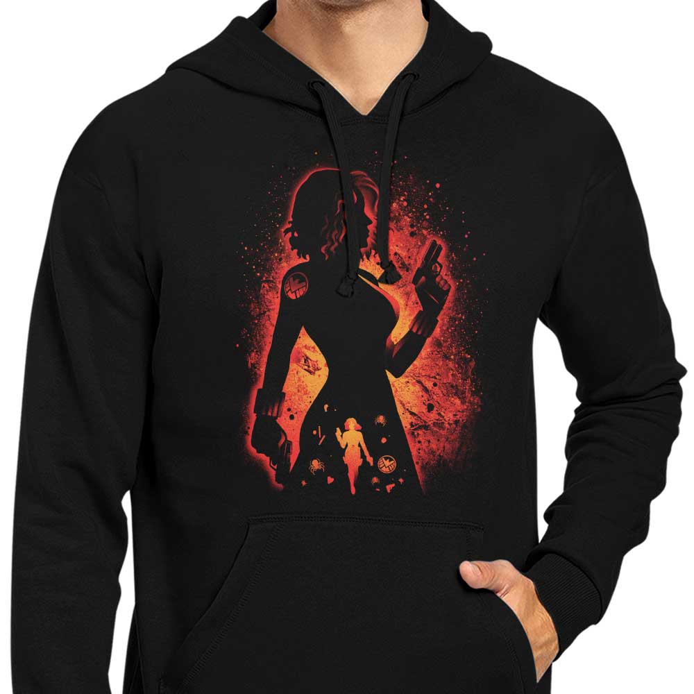 Alemaglia's Alluring Black Widow Zip-Up and Pullover Hoodies