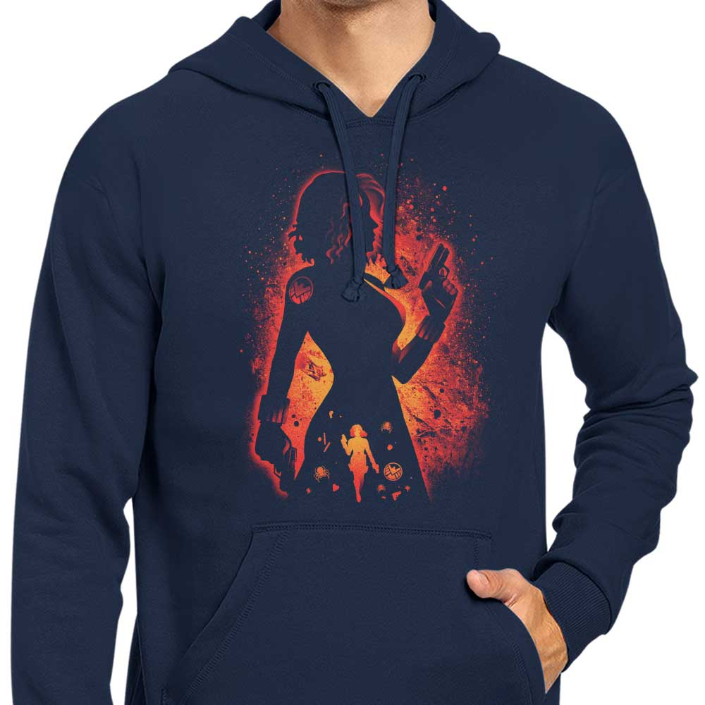 Alemaglia's Alluring Black Widow Zip-Up and Pullover Hoodies