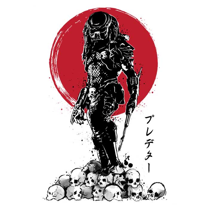Yautja Hunter Themed Zip-Up and Pullover Hoodies for All Sizes