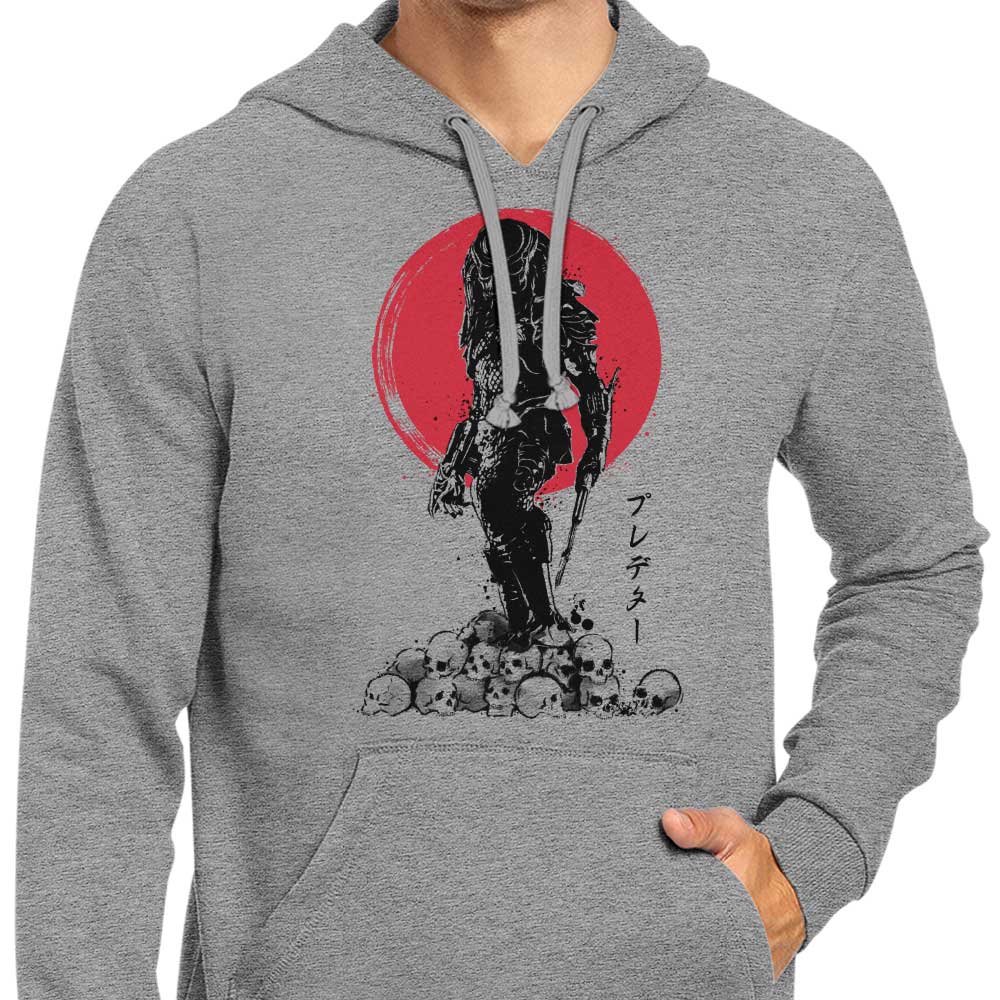 Yautja Hunter Themed Zip-Up and Pullover Hoodies for All Sizes